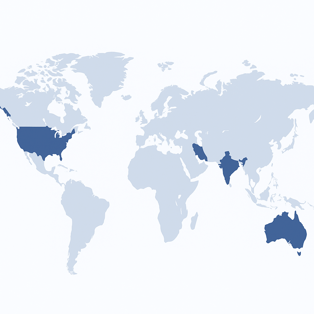 map showing CORN POS presence